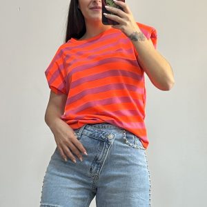 Camiseta Flúor Hombreras