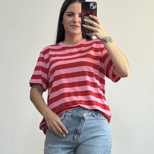 Camiseta Oversize Rayas